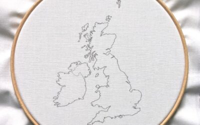 The UK and Ireland Map Fabric