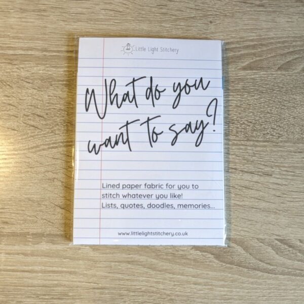 SSF Lined Paper Fabric - Image 2